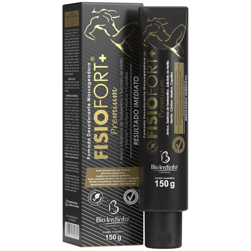 Pomada Massageadora Fisiofort Premium 150g Bio Instinto